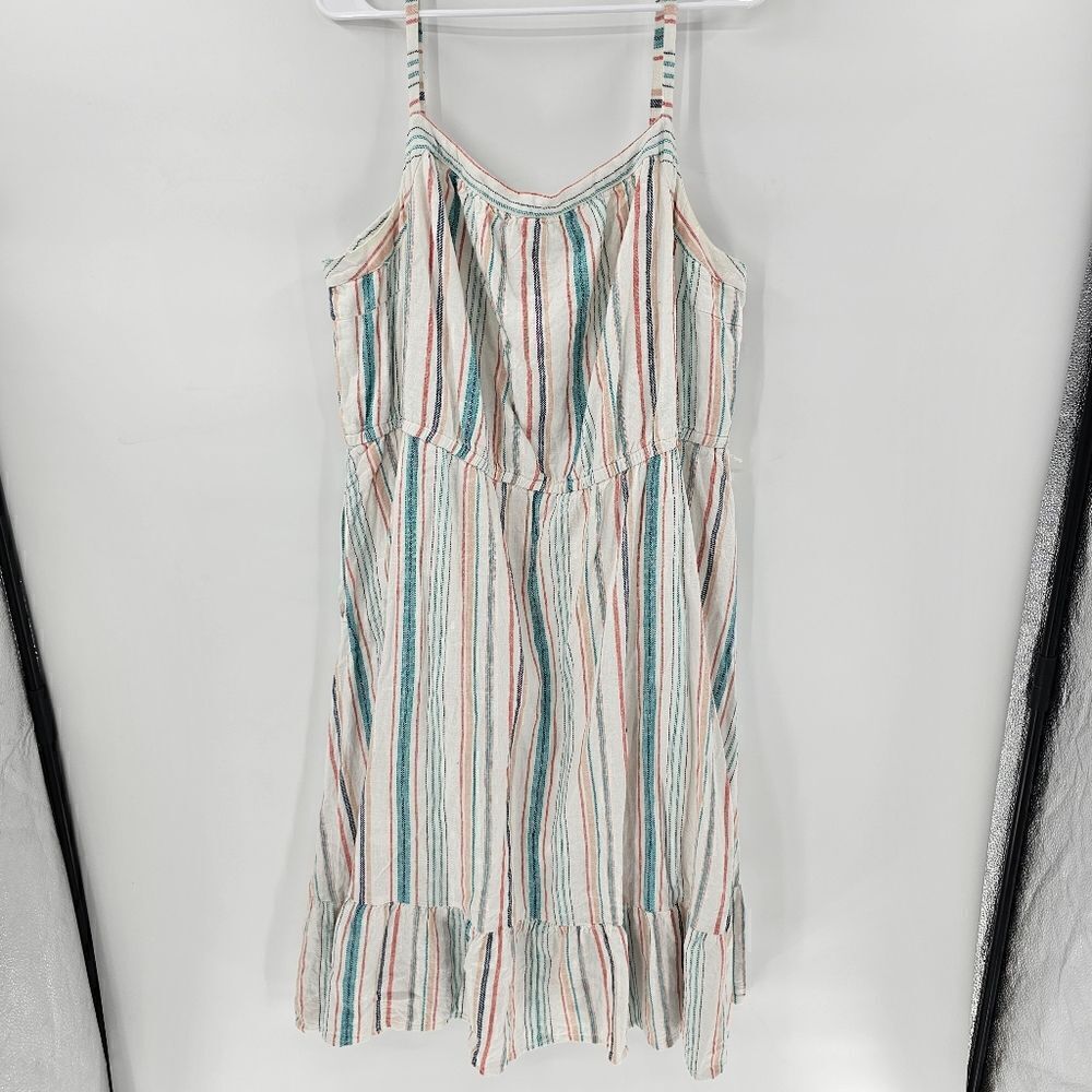 Lane bryant 20 dress beach stripe plus size summer vacation